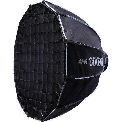 COLBOR Softbox Parabólico 25.6" con Grid y Montura Bowens para LED