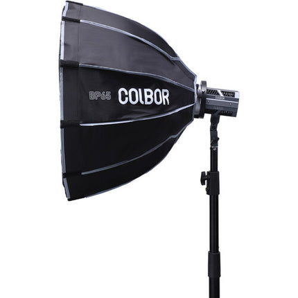 COLBOR Softbox Parabólico 25.6" con Grid y Montura Bowens para LED