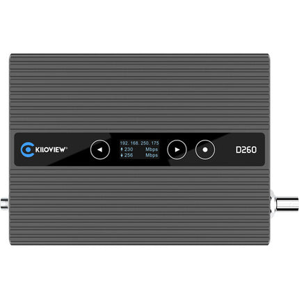 Kiloview D260 Decodificador de vídeo IP HD a SDI HDMI 1080p60 salidas duales Gigabit Ethernet