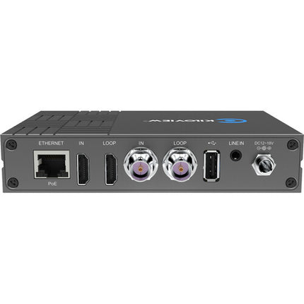 Kiloview E3 Codificador de Video HDMI y SDI Dual Hasta UHD 4K30 Con Pantalla LCD