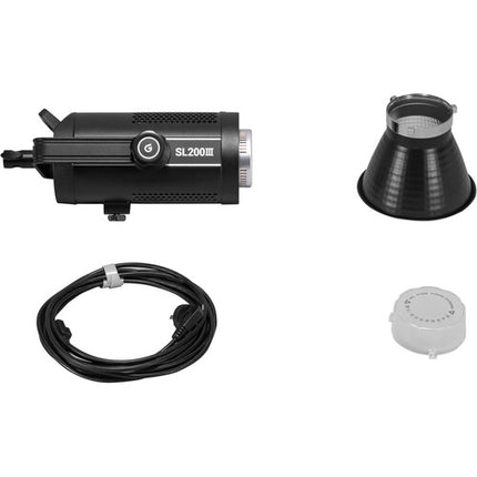 Godox SL200III Iluminación LED para Video 5600K Kit 2 Luces con Softboxes y Trípodes