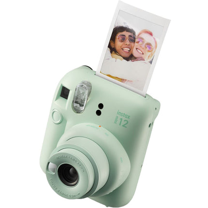 FUJIFILM instax mini 12 Cámara instantánea Verde Menta Lente 60mm Flash automático
