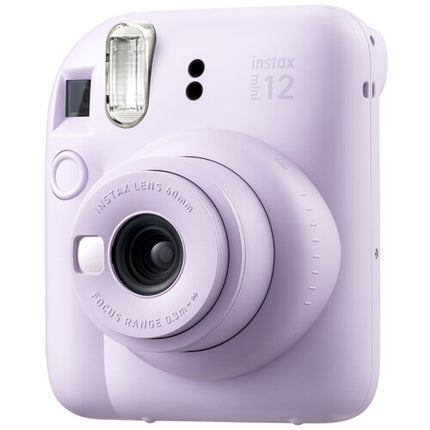 FUJIFILM instax mini 12 Cámara de película instantánea lente 60mm modo selfie color lila