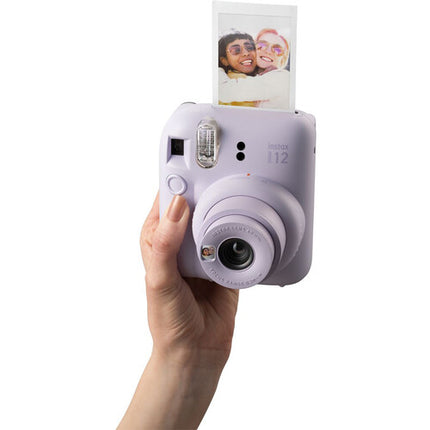 FUJIFILM instax mini 12 Cámara de película instantánea lente 60mm modo selfie color lila