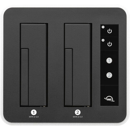 OWC 2-Bay 2.5" / 3.5" U.2 y SATA USB 3.2 Gen 2 Base para Discos 1250 MB/s