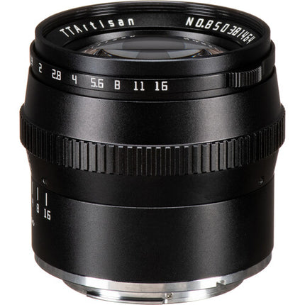 TTArtisan 50mm f1.2 Objetivo Manual Sony E APS-C 75mm f1.2-16