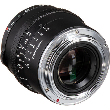 TTArtisan 50mm f1.2 Objetivo Manual Sony E APS-C 75mm f1.2-16