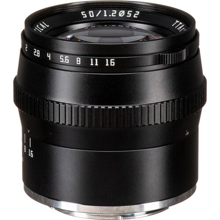 TTArtisan 50mm f/1.2 Objetivo para FUJIFILM X Montura X APS-C 75mm