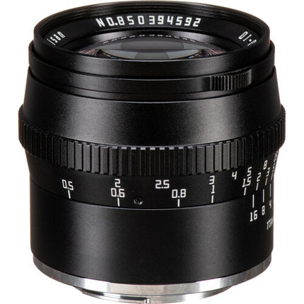 TTArtisan 50mm f/1.2 Objetivo para FUJIFILM X Montura X APS-C 75mm