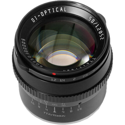 TTArtisan 50mm f/1.2 Objetivo Micro Cuatro Tercios Apertura f1.2 a f16