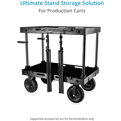 Proaim Barra de Montaje para Soportes Luz y C-Stand para Carros Cámara Pro 5 Pequeños 2 Combo  Acero Mecanizado