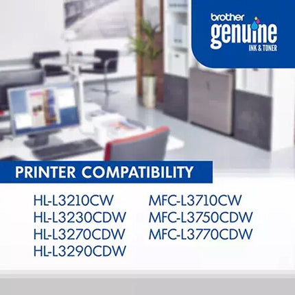 Brother TN227 Cartucho de tóner negro alto rendimiento 2 unidades compatible con HL-L3210CW y HL-L3270CDW