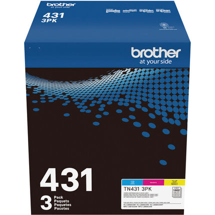 Brother TN431 Cartucho de tóner color 3-Pack compatible HL-L8260CDW MFC-L8610CDW