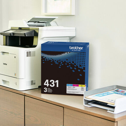 Brother TN431 Cartucho de tóner color 3-Pack compatible HL-L8260CDW MFC-L8610CDW