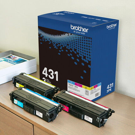 Brother TN431 Cartucho de tóner color 3-Pack compatible HL-L8260CDW MFC-L8610CDW