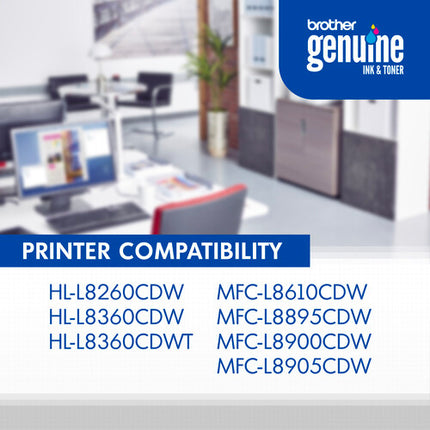 Brother TN431 Cartucho de tóner color 3-Pack compatible HL-L8260CDW MFC-L8610CDW