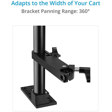 Proaim Multi-Monitor Soporte para Carts de Video con Capacidad 60 lb y Soporte 360° Pan