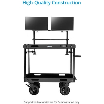 Proaim Multi-Monitor Soporte para Carts de Video con Capacidad 60 lb y Soporte 360° Pan
