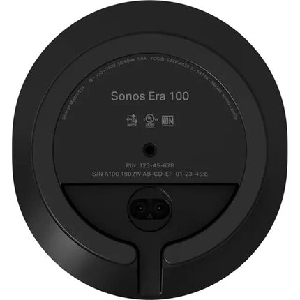 Sonos Era 100 Altavoz Negro Control por Voz y Trueplay Ajuste de Sala