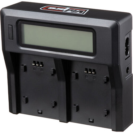 Power2000 Dos Baterías Canon LP-E6NH Tipo con Cargador LCD Dual-Bahía