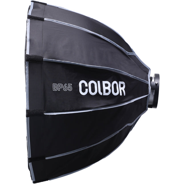 COLBOR Softbox Parabólico 25.6" con Grid y Montura Bowens para LED