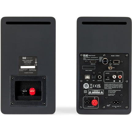 ELAC Debut ConneX DCB41 Altavoces Activos de Estantería 50W Pareja Nogal
