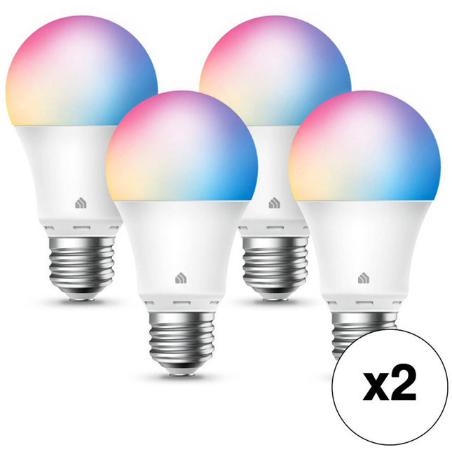 TP-Link KL125 Bombilla Inteligente Wi-Fi Multicolor 800 Lúmenes 8-Pack