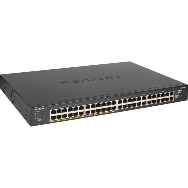 Netgear GS348PP Switch No Gestionado 48 Puertos Gigabit 24 PoE+ 96 Gb/s