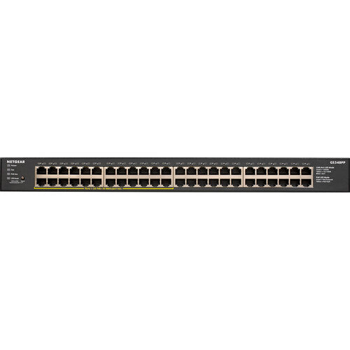 Netgear GS348PP Switch No Gestionado 48 Puertos Gigabit 24 PoE+ 96 Gb/s