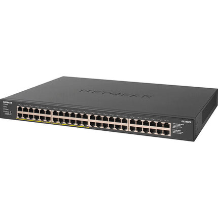 Netgear GS348PP Switch No Gestionado 48 Puertos Gigabit 24 PoE+ 96 Gb/s