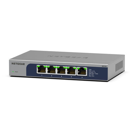NETGEAR MS105 Switch de Red No Gestionado 5 Puertos 2.5G 25Gbps capacidad