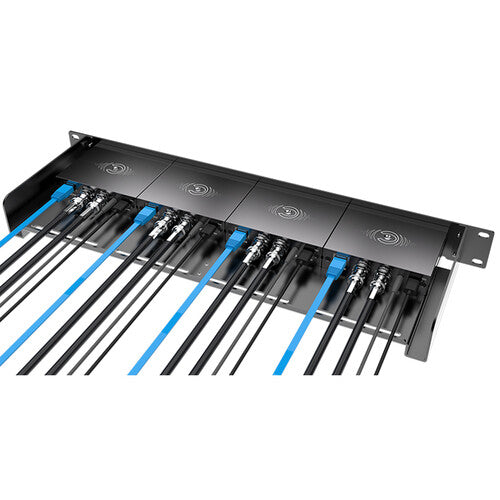 Kiloview Rackmount 1 RU para 4 módulos N3 N30 N4 N40 N5 N6 con tornillos de pulgar