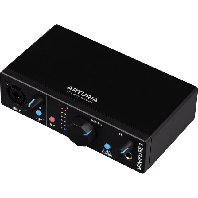 Arturia MiniFuse 1 Interfaz de Audio USB Type-C 24-Bit 192 kHz Negro