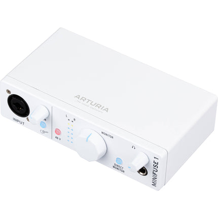 Arturia MiniFuse 1 Interfaz de audio USB Type-C 24-Bit 192 kHz Blanco