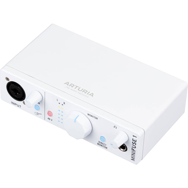 Arturia MiniFuse 1 Interfaz de audio USB Type-C 24-Bit 192 kHz Blanco