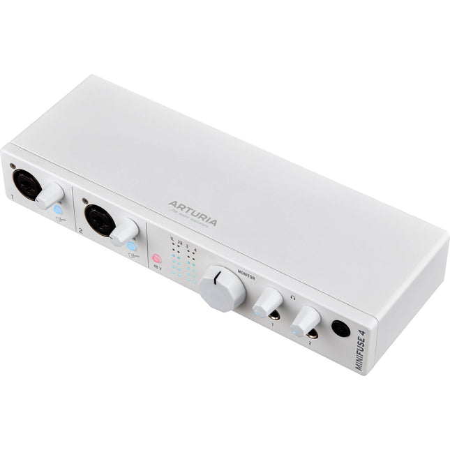 Arturia MiniFuse 4 Interfaz de Audio y MIDI USB-C 24-Bit 192kHz 4x4 Blanca
