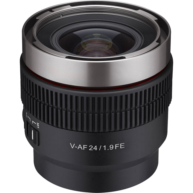 Samyang Cine V-AF 24mm T1.9 FE Lente de Cinema con Autofocus y Cobertura Full Frame