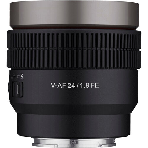 Samyang Cine V-AF 24mm T1.9 FE Lente de Cinema con Autofocus y Cobertura Full Frame