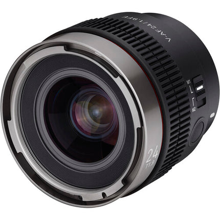 Samyang Cine V-AF 24mm T1.9 FE Lente de Cinema con Autofocus y Cobertura Full Frame