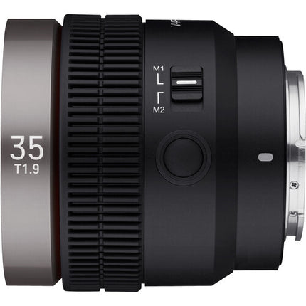 Samyang Cine V-AF 35mm T1.9 Lente de Cine Sony E Montura 8K 63.6°