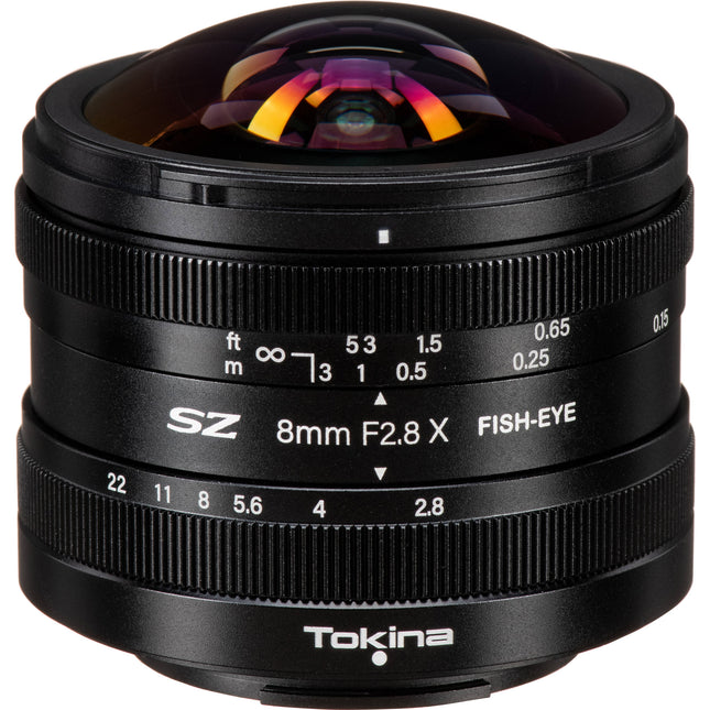 Tokina SZ 8mm f2.8 Lente Ojo de Pez Fujifilm X Ángulo 180°