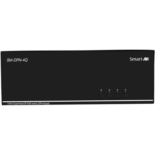 Smart-AVI Switch KVM 4 Puertos Quad-Head DisplayPort 3840x2160 30Hz Audio USB 2.0