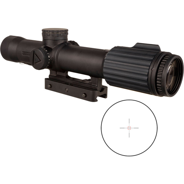 Trijicon 1-8x28 VCOG LED Visor para Rifle con Retícula MRAD y Montura Q-LOK