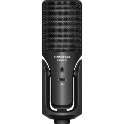 Sennheiser Profile USB Mic Condensador para Streaming con Boom Arm y Control de Ganancia