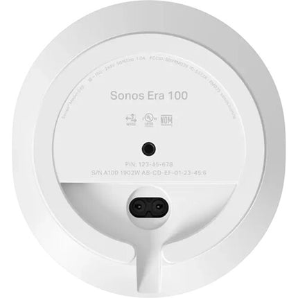 Sonos Era 100 Blanco Altavoz con 2 Tweeters 1 Woofer Control por Voz
