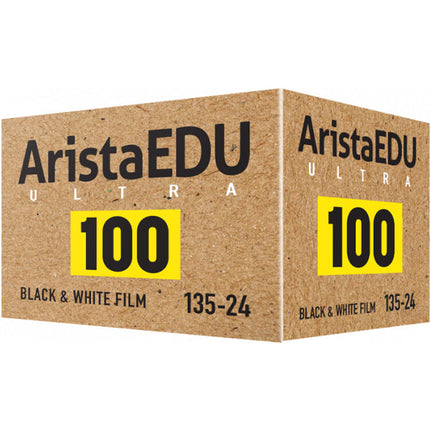 Arista EDU Ultra 100 Película Negativa Blanco y Negro 35mm 24 Exposiciones alta nitidez grano fino
