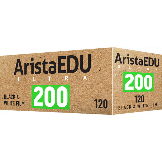 Arista EDU Ultra 200 película negativa blanco y negro 120 formato rollo 200 ISO grano fino alta nitidez
