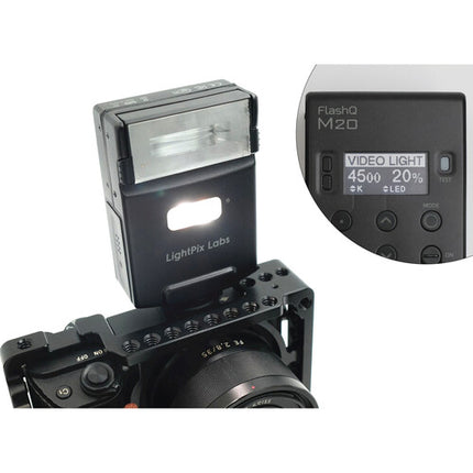 LightPix Labs FlashQ M20 con Control de Exposición Flash para FUJIFILM 2.4 GHz Alcance 9 m Pack de 6 Filtros