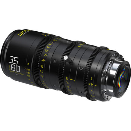 DZOFilm Catta Ace 35-80mm T2.9 Lente Zoom Cine con Adapter Octopus PL a Leica L