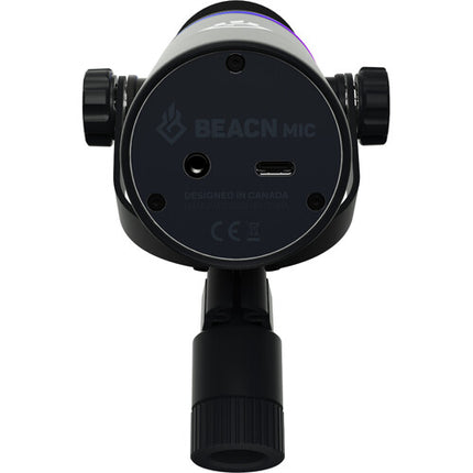 BEACN Mic Micrófono Dinámico USB para Podcast Kit 2 Personas con Brazo Boom y Supresión de Ruido